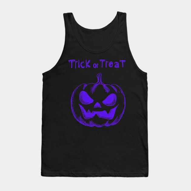 Trick or Treat Jack-O-Lantern Tank Top by Fantastic Store